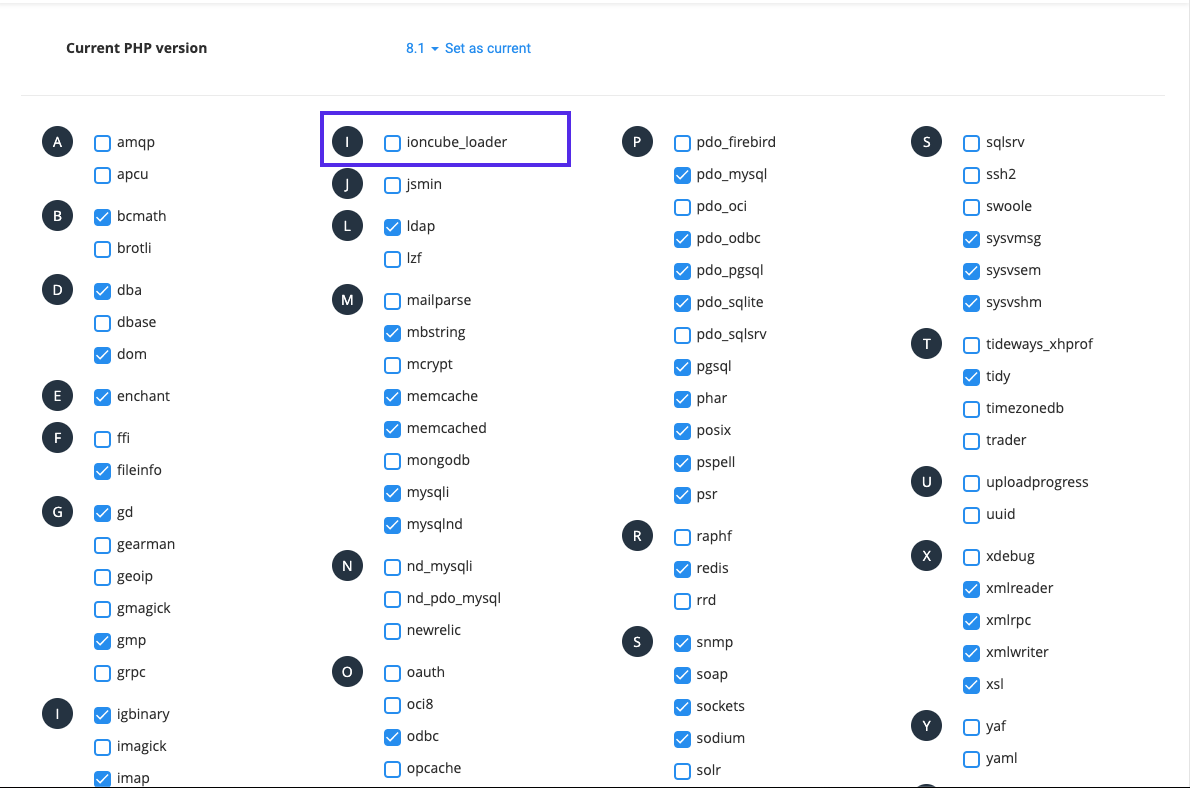 PHP IonCube Loader Extension